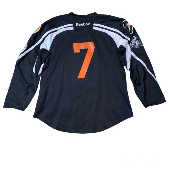 Vtg Reebok NHL Size 52 JERRY BRUCKHEIMER BAD BOYS Hockey League Jersey Rare - Picture 2 of 8